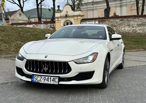 Maserati Ghibli cena 149998 przebieg: 61957, rok produkcji 2018 z Częstochowa małe 407